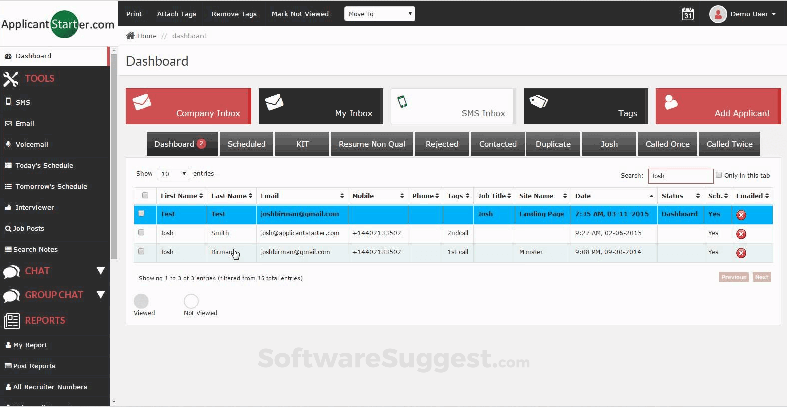 Applicant Starter Small Screenshot 1